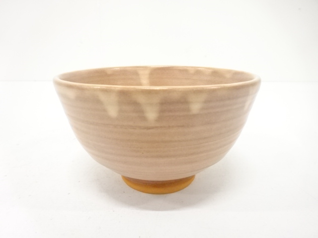 JAPANESE TEA CEREMONY / OSUNA WARE TEA BOWL CHAWAN / ARTISAN WORK